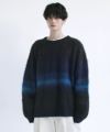 Border Gradation Mohair Knit | EPIC