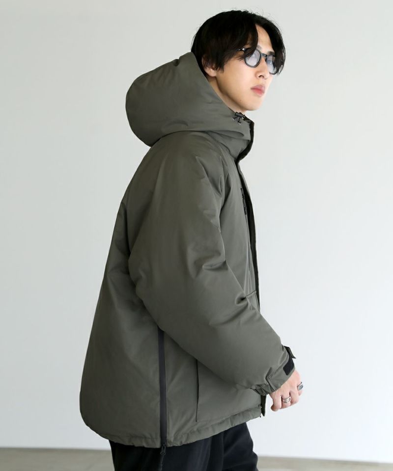 WINDSTOPPER PRODUCTS BY GORE-TEX LABS Side Zip Hooded Tech Down Jacket  【+phenix】