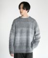 Border Gradation Mohair Knit | EPIC