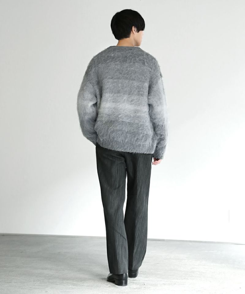 Border Gradation Mohair Knit | EPIC